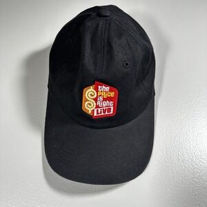 The Price Is Right Live Black Baseball Cap Adult Adjustable Strap NEW